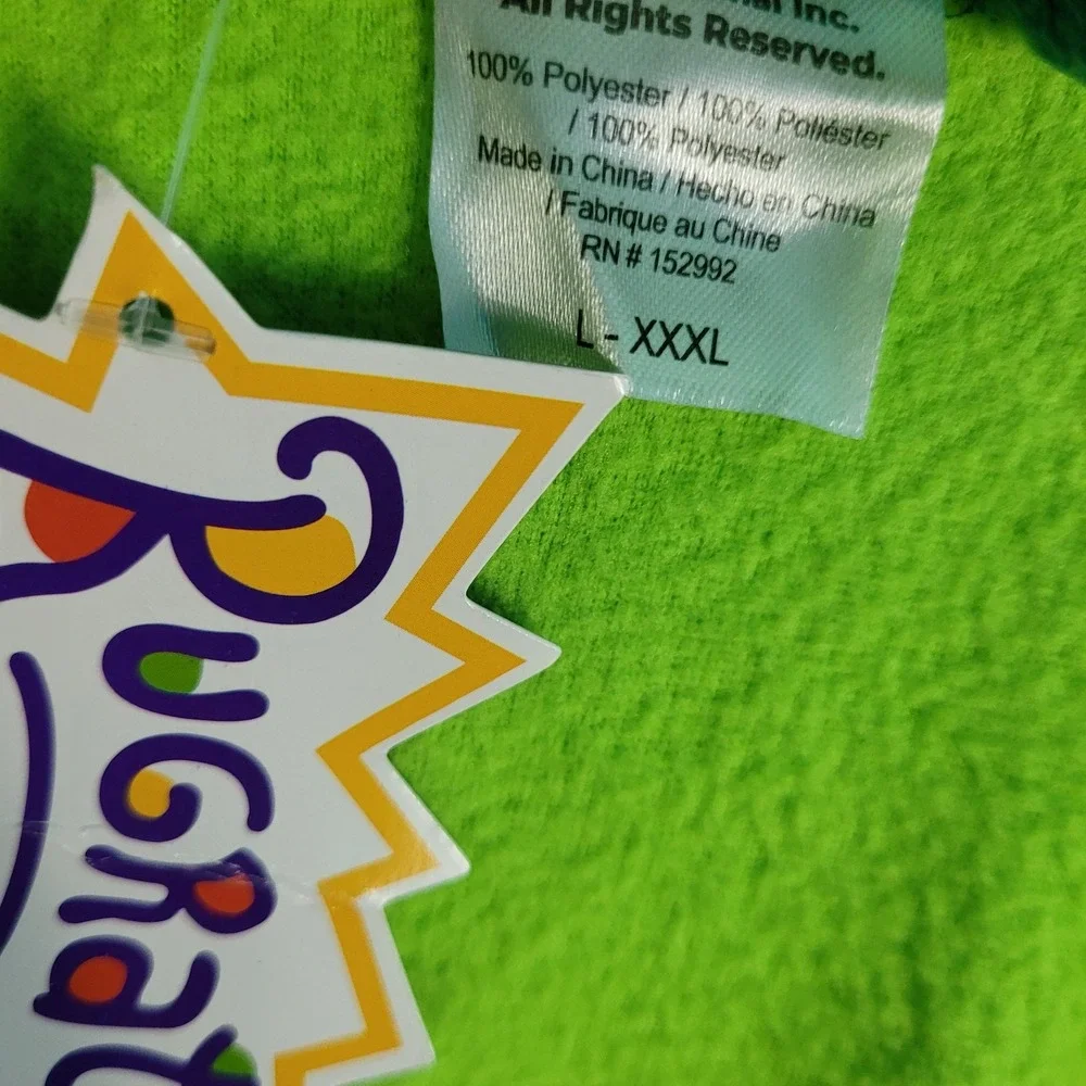 Nickelodeon Rugrats Fleece Pajama Robe XXXL 3XL Stu Tommy Pickles‎ Cosplay NEW